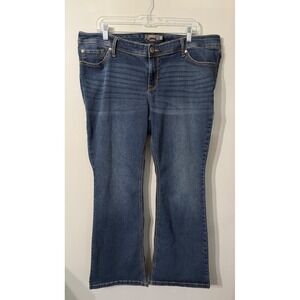 Torrid‎ Jeans Luxe Slim Boot Super Stretch Womans 18R Dark Wash High Rise